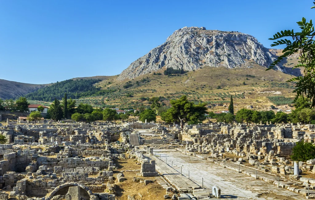Ancient Corinth ruins