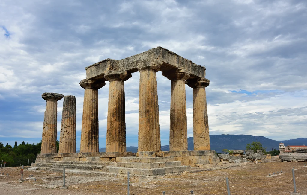 Temple and archaeological area of Corinth