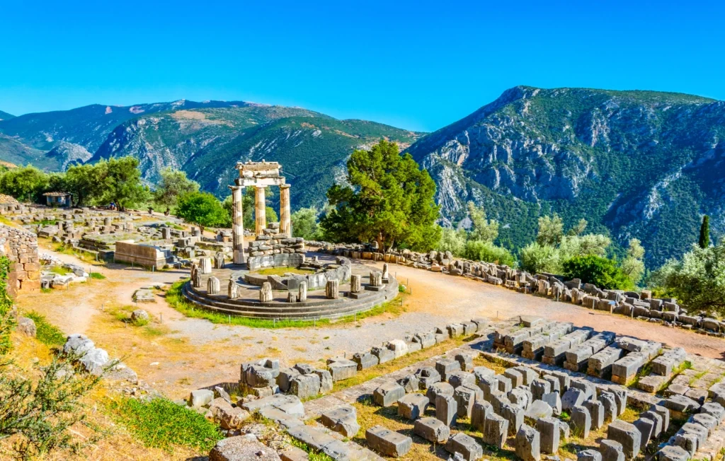Temple area at Delphi
